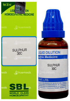 Sbl Sulphur 30C Dilution 30Ml